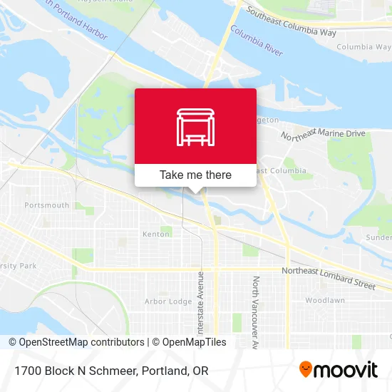 1700 Block N Schmeer map