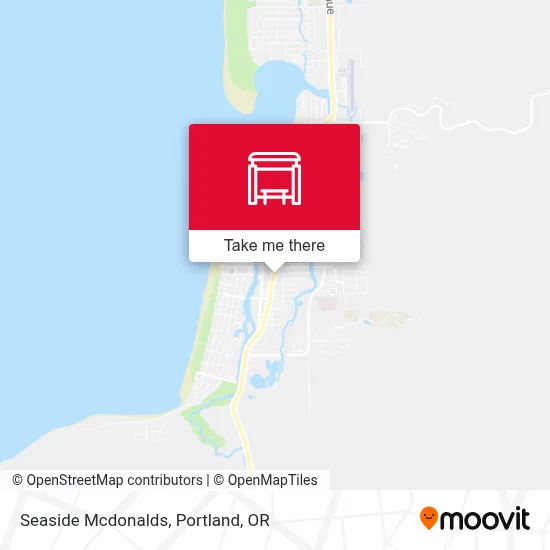 Seaside Mcdonalds map