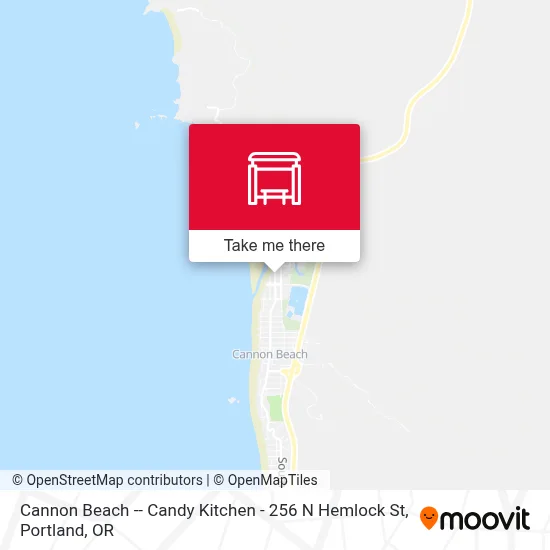 Cannon Beach -- Candy Kitchen - 256 N Hemlock St map