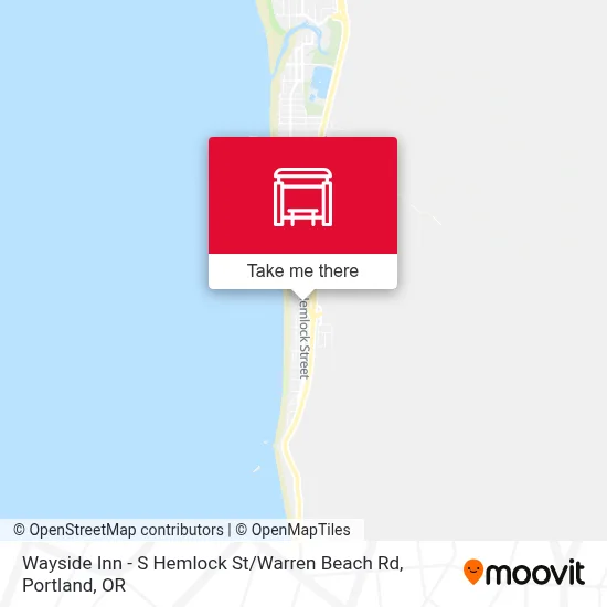 Wayside Inn - S Hemlock St / Warren Beach Rd map