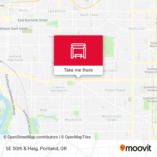 SE 50th & Haig map