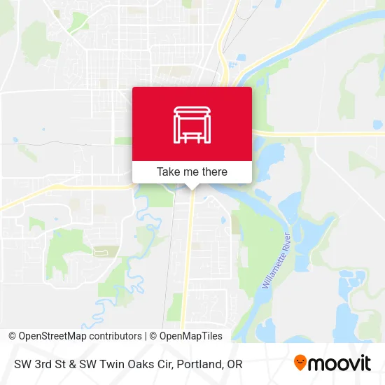 SW 3rd St & SW Twin Oaks Cir map