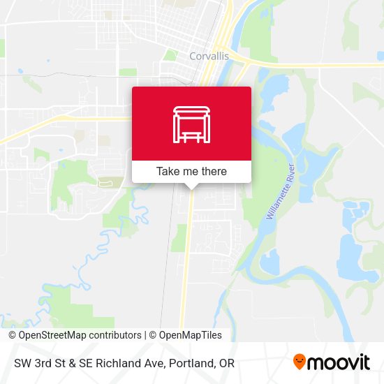SW 3rd St & SE Richland Ave map