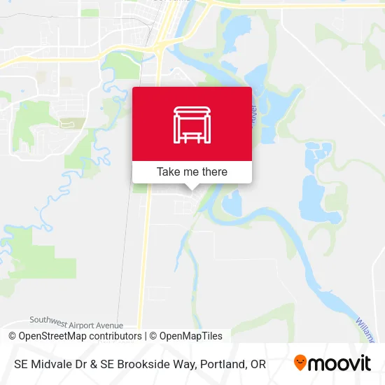 SE Midvale Dr & SE Brookside Way map
