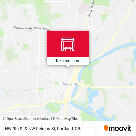 NW 9th St & NW Reiman St map