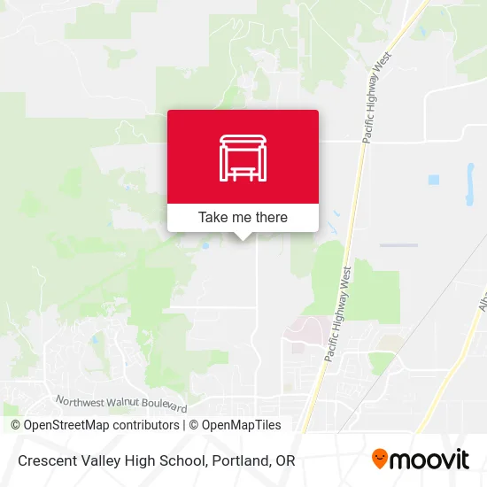 Crescent Valley High School map