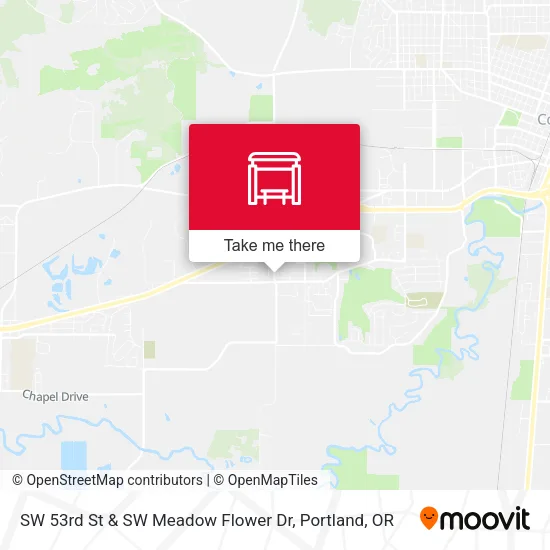 SW 53rd St & SW Meadow Flower Dr map