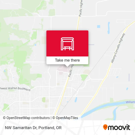 NW Samaritan Dr map