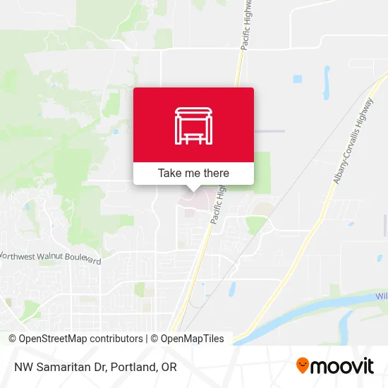 NW Samaritan Dr map