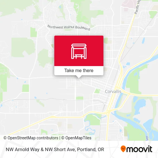 NW Arnold Way & NW Short Ave map