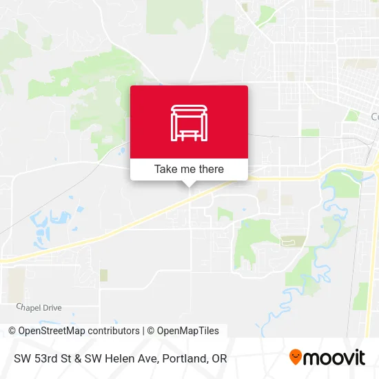 SW 53rd St & SW Helen Ave map