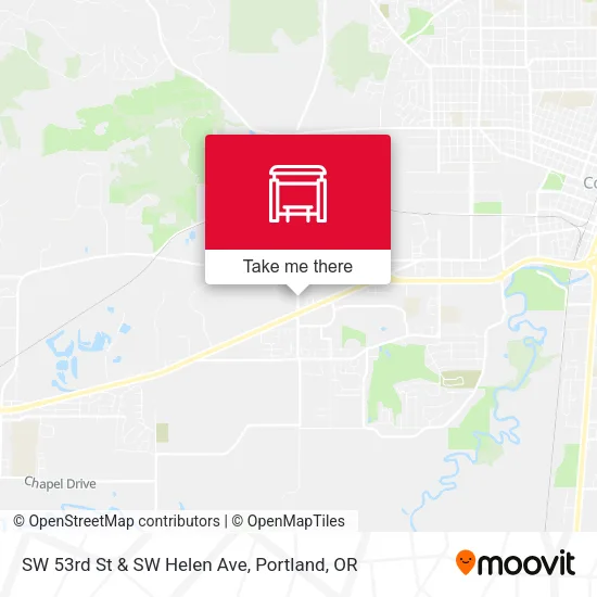 SW 53rd St & SW Helen Ave map