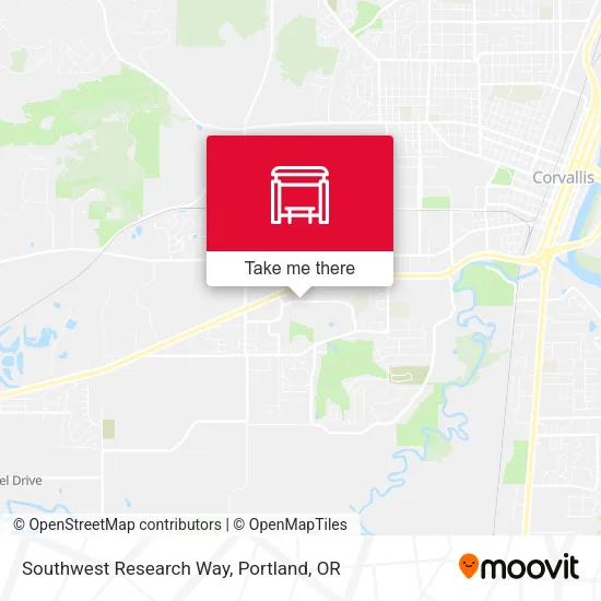 Mapa de Southwest Research Way