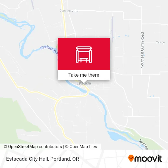 Estacada City Hall map
