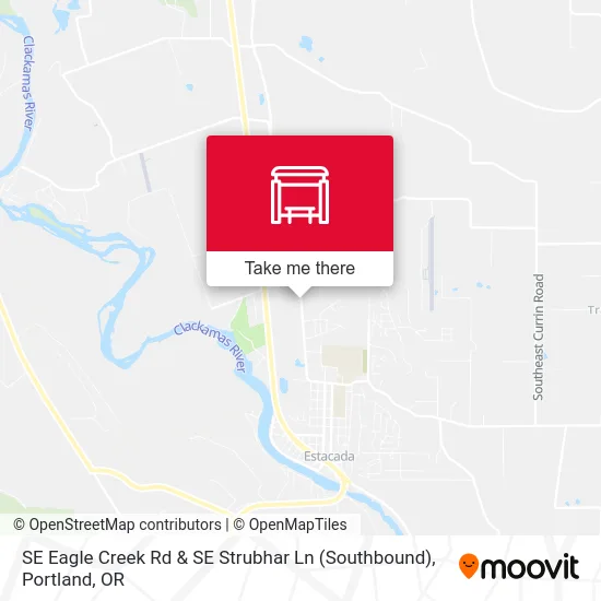 SE Eagle Creek Rd & SE Strubhar Ln (Southbound) map