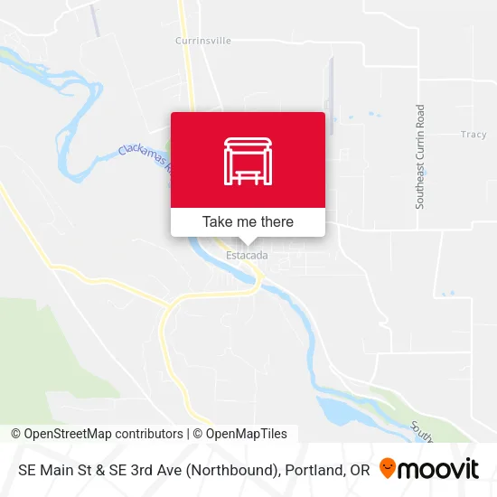 SE Main St & SE 3rd Ave (Northbound) map