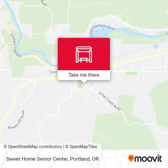 Sweet Home Senior Center map