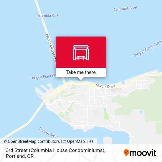 3rd Street (Columbia House Condominiums) map