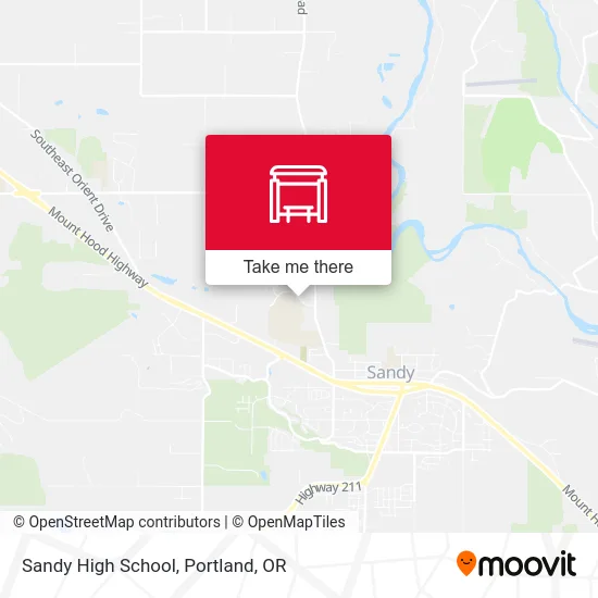 Sandy High School map