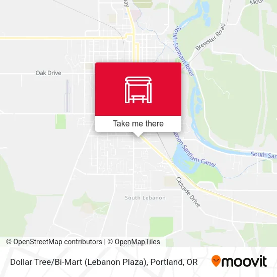 Dollar Tree / Bi-Mart (Lebanon Plaza) map