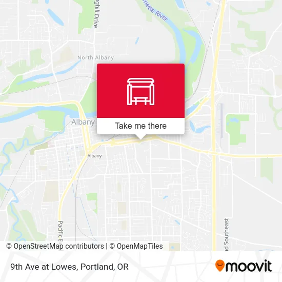 9th Ave at Lowes map