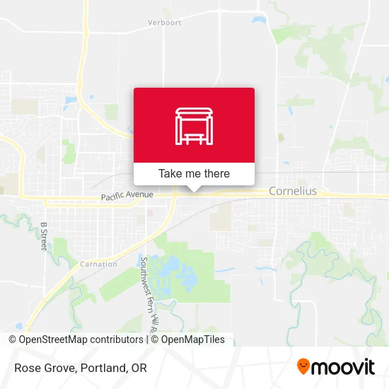 Rose Grove map