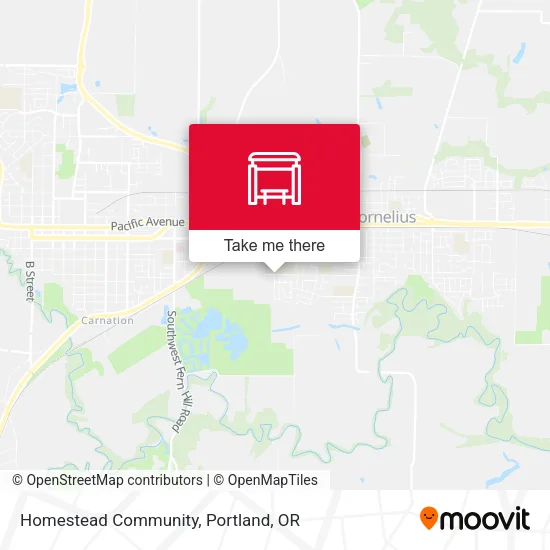 Homestead Community map
