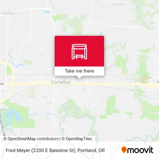 Mapa de Fred Meyer (2200 E Baseline St)