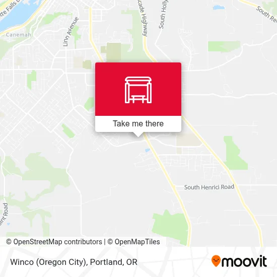 Winco (Oregon City) map