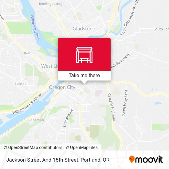 Mapa de Jackson Street And 15th Street
