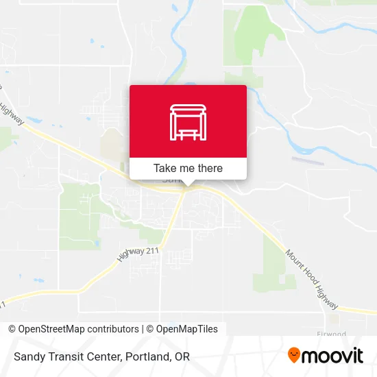 Sandy Transit Center map
