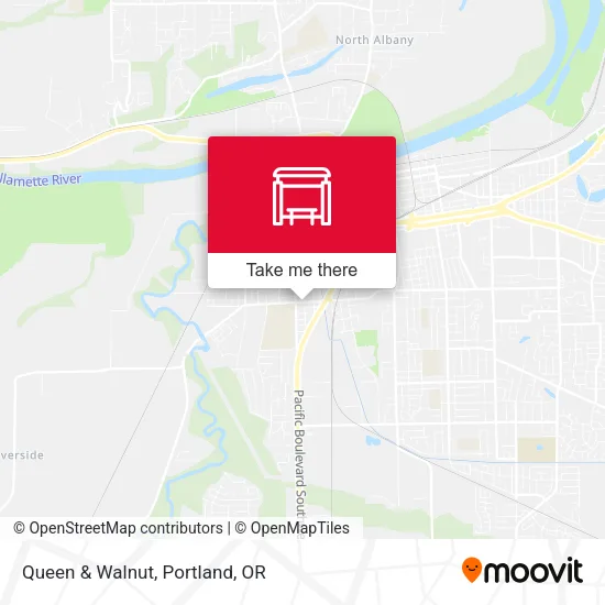 Queen & Walnut map