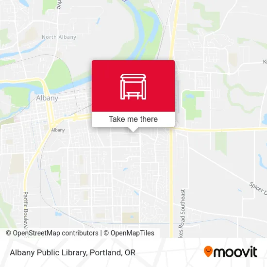 Albany Public Library map