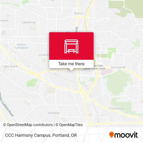 Mapa de CCC Harmony Campus