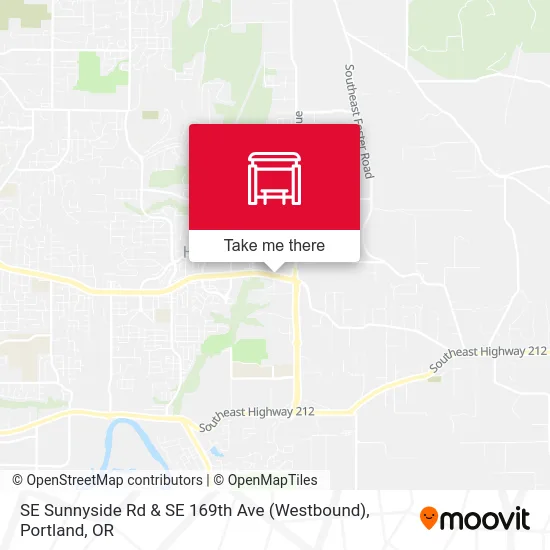 SE Sunnyside Rd & SE 169th Ave (Westbound) map
