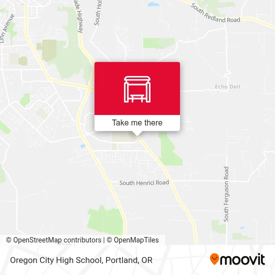 Oregon City High School map