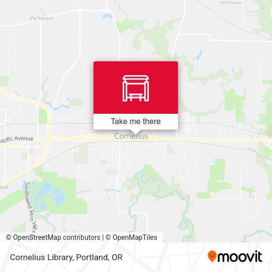 Cornelius Library map