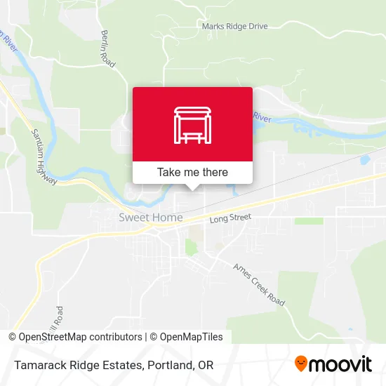 Tamarack Ridge Estates map