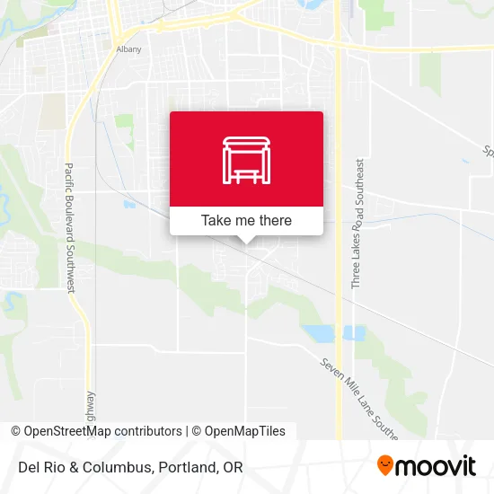 Del Rio & Columbus map