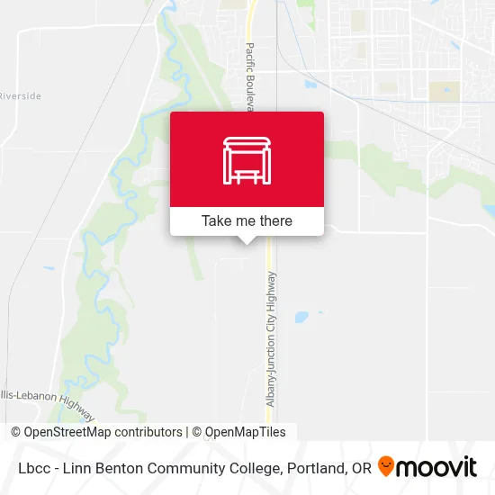 Lbcc - Linn Benton Community College map