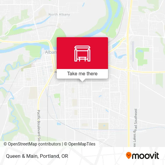 Queen & Main map