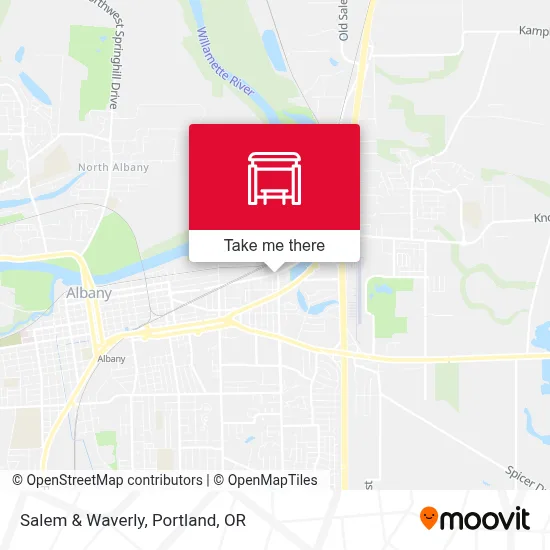 Salem & Waverly map