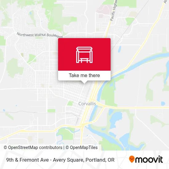 9th & Fremont Ave - Avery Square map