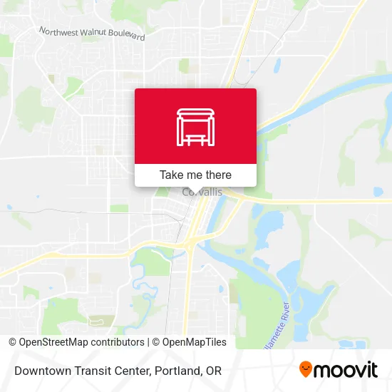 Downtown Transit Center map