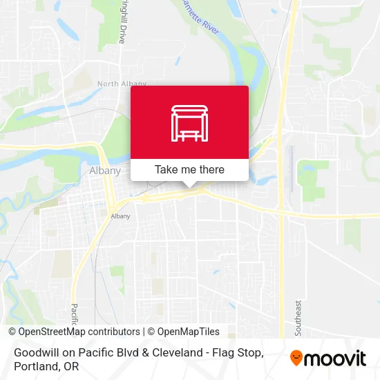 Goodwill on Pacific Blvd & Cleveland - Flag Stop map