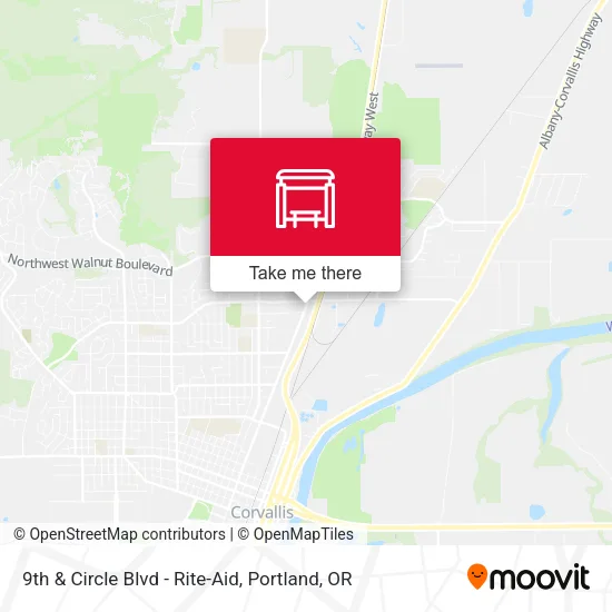 9th & Circle Blvd - Rite-Aid map