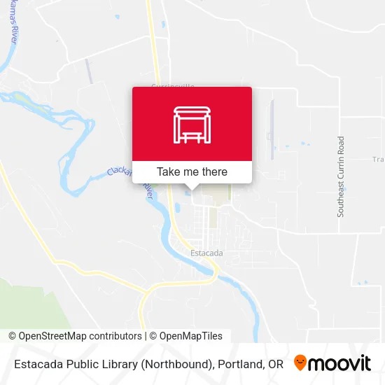 Estacada Public Library (Northbound) map