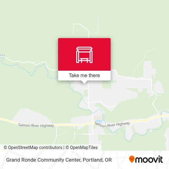 Grand Ronde Community Center map
