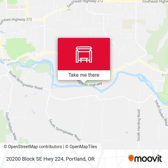 20200 Block SE Hwy 224 map