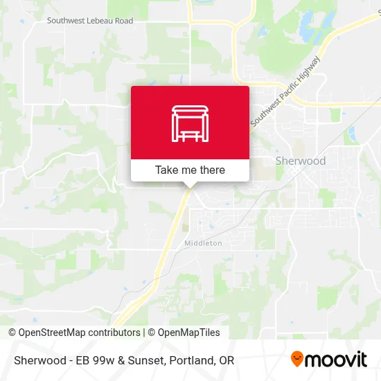 Sherwood - EB 99w & Sunset map